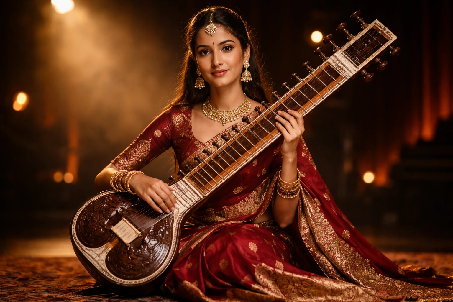 Indian Classical Musician Sitar Performer Record Holder