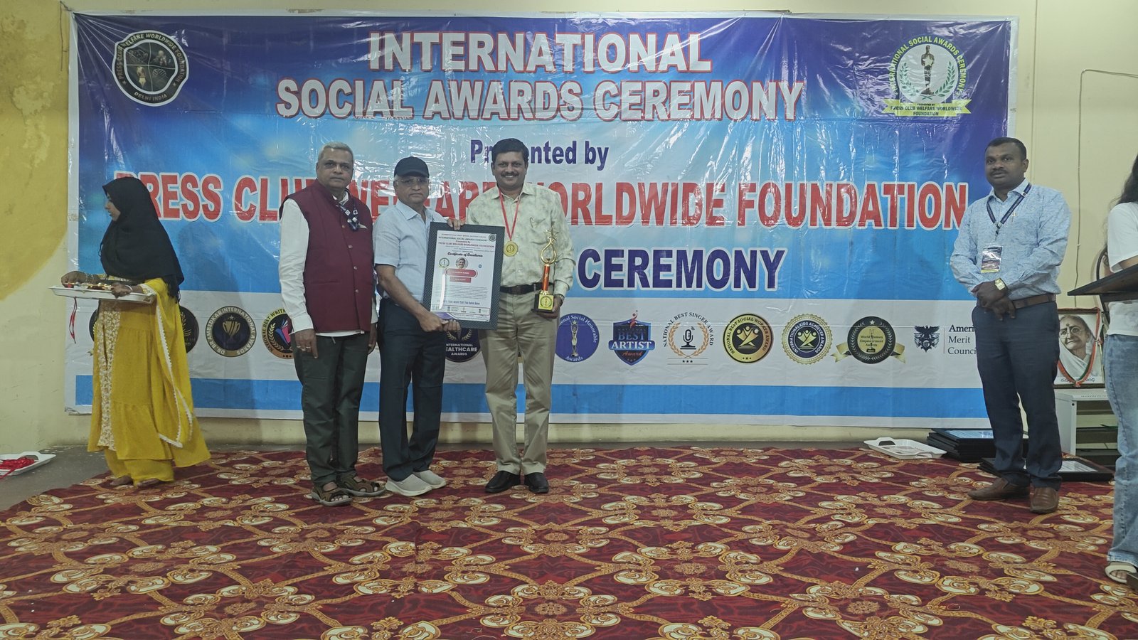 Dr S Shantha Kumar Honorary Doctorate in Agroforestry Global Human Peace University USA