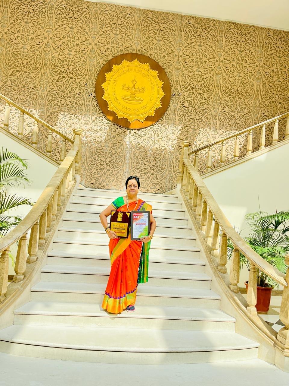Dr Sunita Pataskar official Asia Book of Records certified record holder achievement demonstration