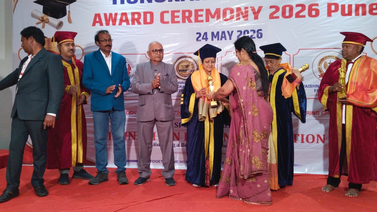 Dr Sunita Pataskar official Asia Book of Records certified record holder achievement demonstration
