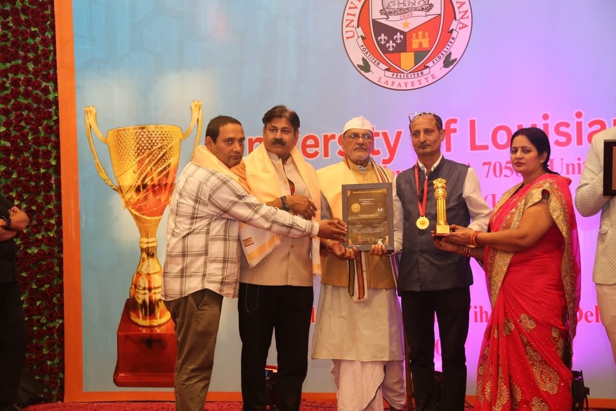 Asia Book of Records grand convocation ceremony stage presenting international record honors to distinguished achievers