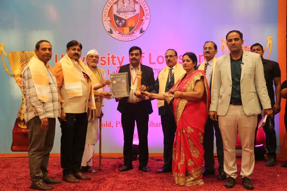 Asia Book of Records grand convocation ceremony stage presenting international record honors to distinguished achievers