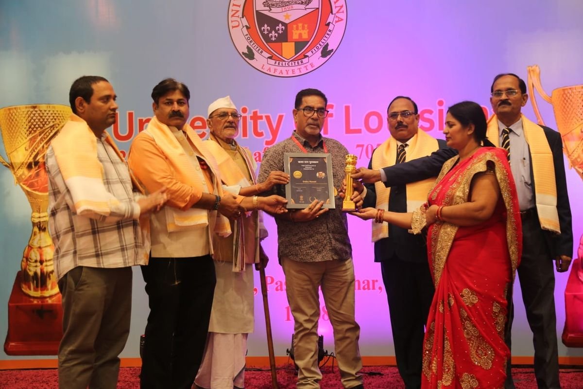 Asia Book of Records grand convocation ceremony stage presenting international record honors to distinguished achievers
