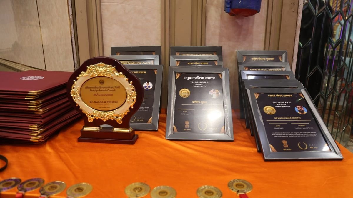 Asia Book of Records grand convocation ceremony stage presenting international record honors to distinguished achievers
