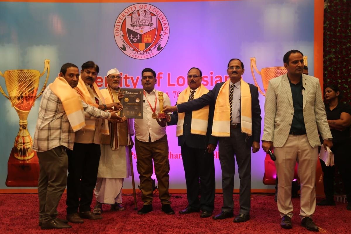 Asia Book of Records grand convocation ceremony stage presenting international record honors to distinguished achievers