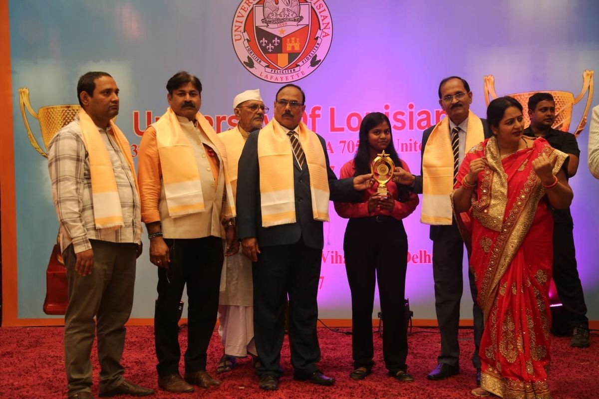 Asia Book of Records grand convocation ceremony stage presenting international record honors to distinguished achievers