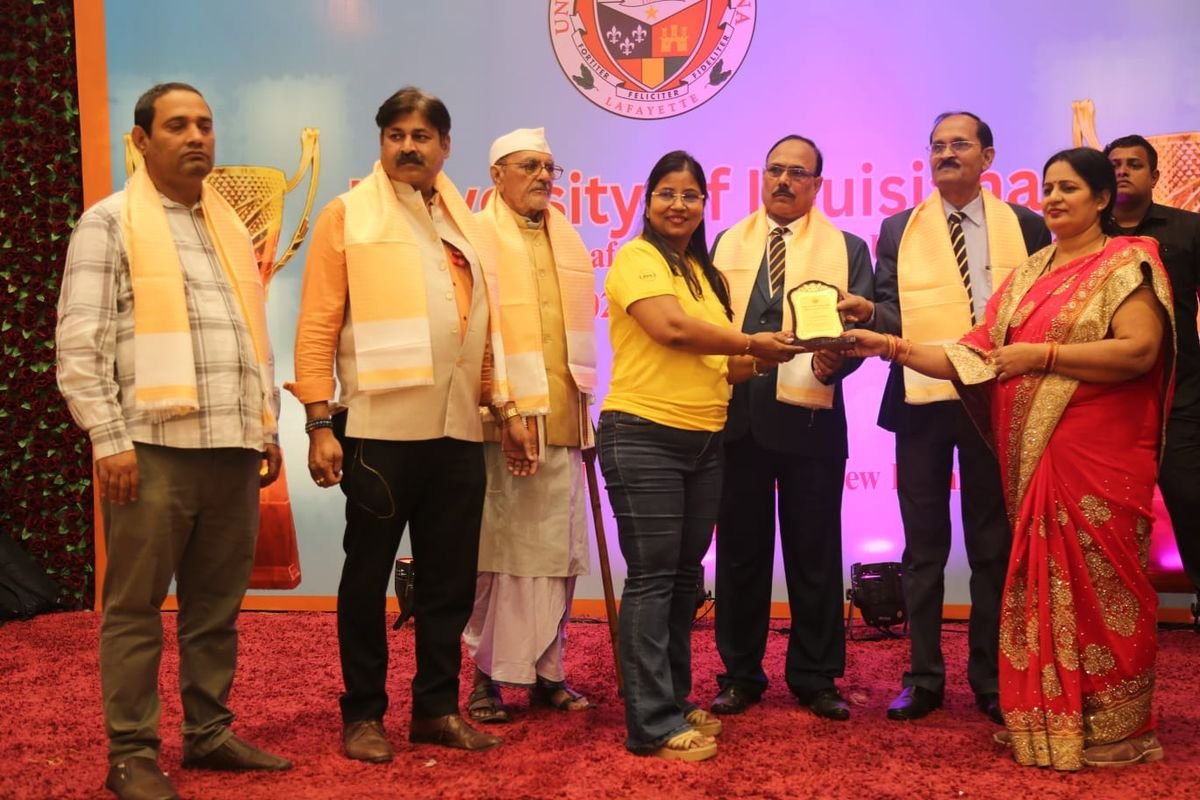 Asia Book of Records grand convocation ceremony stage presenting international record honors to distinguished achievers