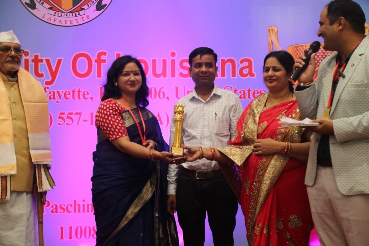 Asia Book of Records grand convocation ceremony stage presenting international record honors to distinguished achievers