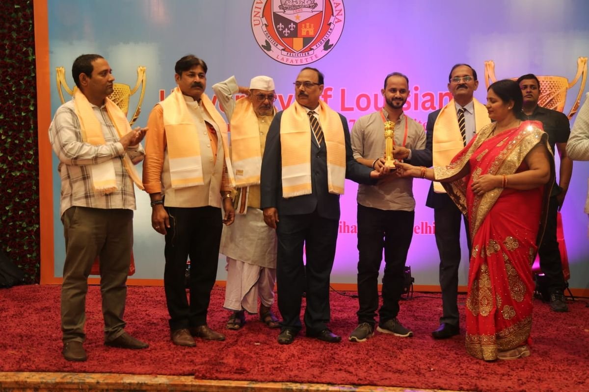 Asia Book of Records grand convocation ceremony stage presenting international record honors to distinguished achievers